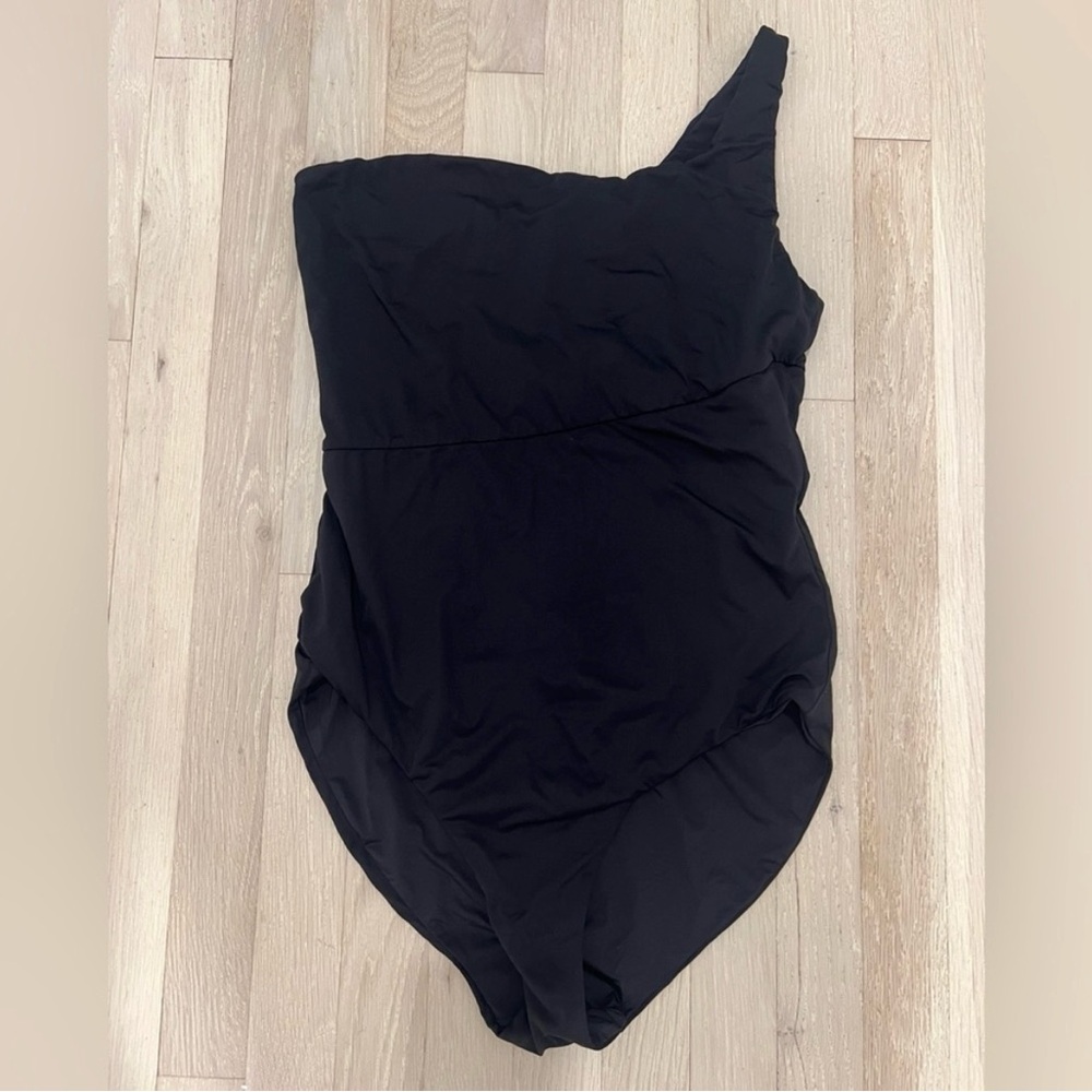 Onia Sienna Black One-Piece Bathing Suit Size XL - Picture 2 of 6